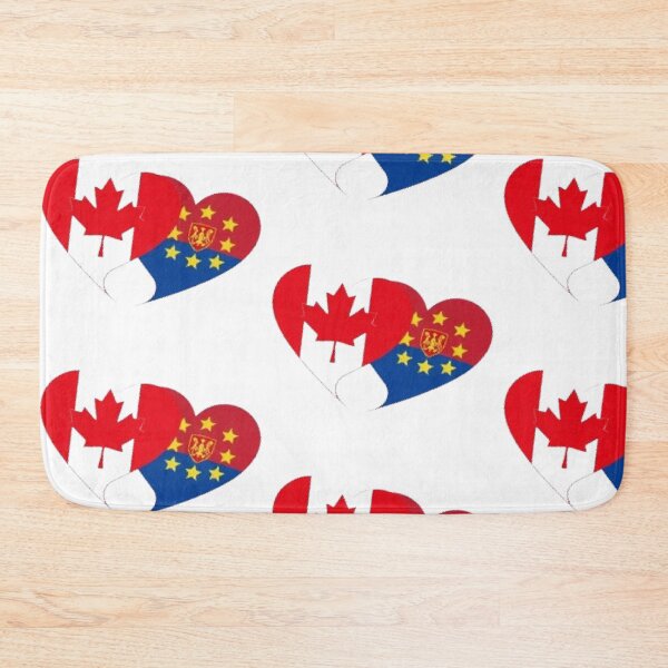 Item preview, Canada Bosnia Flag Heart Premium Heavy Cotton Graphic  designed and sold by Tama-sirth.