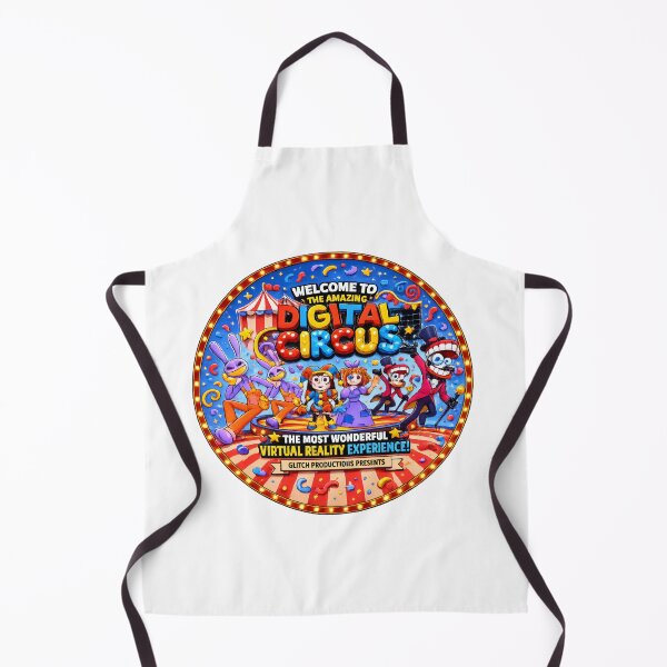 Item preview, the amazing Digital Circus Carnival Art | Fun Cartoon Circus Characters Sticker designed and sold by Art Wave Studio.