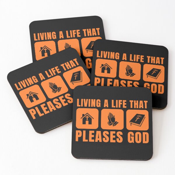 Item preview, Living a Life That Pleases God - Christian Faith - Orange Design designed and sold by MoriaStore.