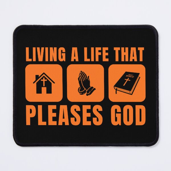 Item preview, Living a Life That Pleases God - Christian Faith - Orange Design designed and sold by MoriaStore.