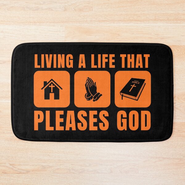 Item preview, Living a Life That Pleases God - Christian Faith - Orange Design designed and sold by MoriaStore.