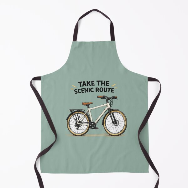 Item preview, Take the Scenic Route – Modern Bicycle Illustration designed and sold by RosalesArts.