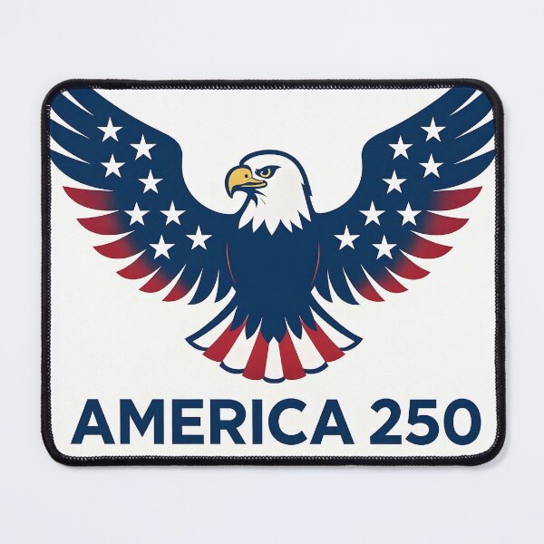 Item preview, America 250 Eagle - Modern Patriotic 250th Anniversary Design 1776-2026 designed and sold by PatrioticPrints250.
