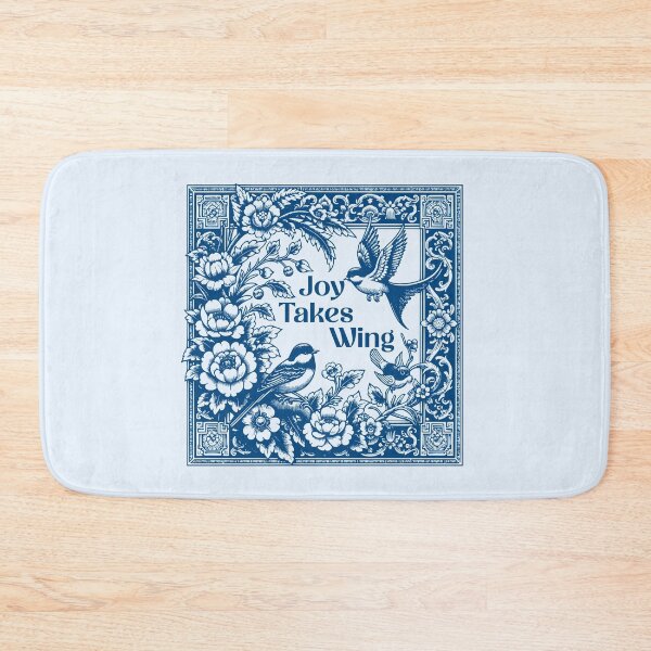 Item preview, Joy Takes Wing Vintage Bird & Floral Design | Elegant Nature-Inspired Art designed and sold by Sachie's Studio.