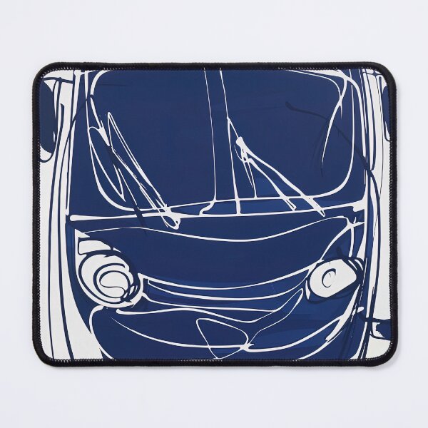 Item preview, Bus - Blue Abstract Art designed and sold by shadow-bloom.