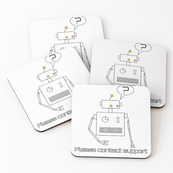 Item preview, Error Please Contact Support – Confused Robot Art designed and sold by Soulink-Studio.