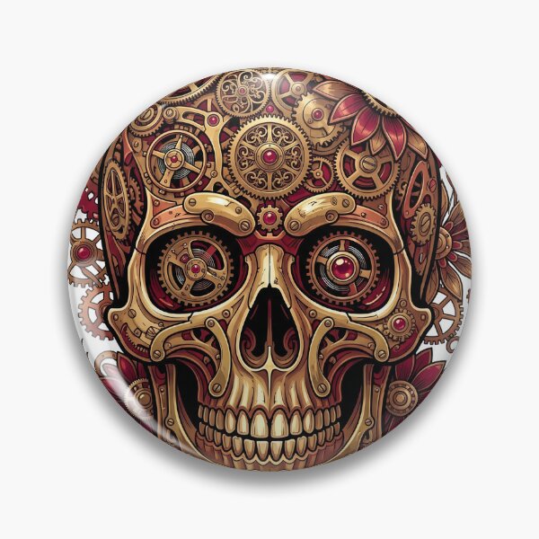 Item preview, Mechanic Anatomy (Skull) designed and sold by AbbyW3481.