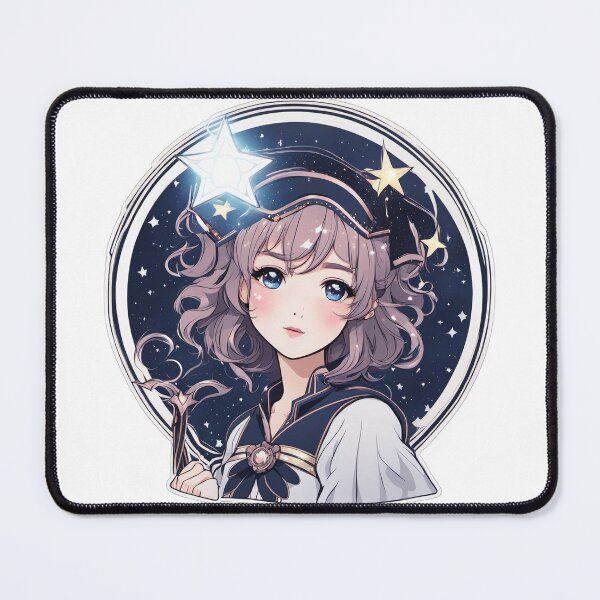 Item preview, Magical Girl With Glowing Staff designed and sold by GDAFlux.