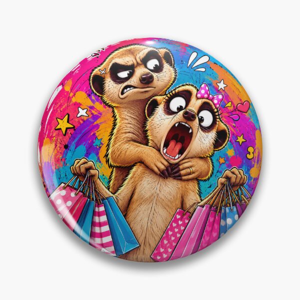 Item preview, Meerkats shopping in chaos designed and sold by AWAdesign.