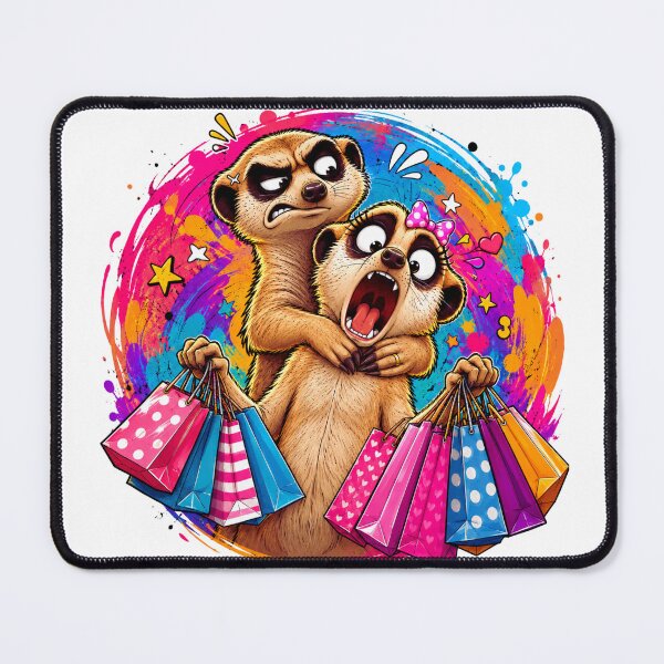 Item preview, Meerkats shopping in chaos designed and sold by AWAdesign.
