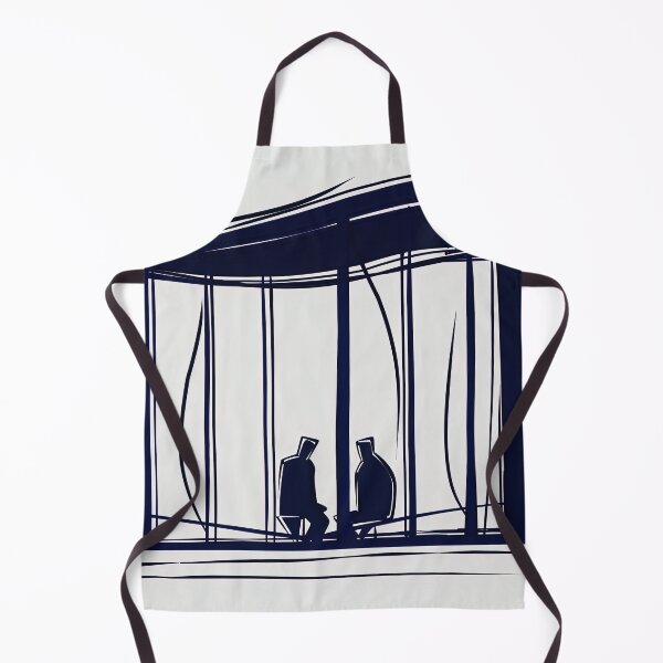 Item preview, Bus station - Blue Abstract Art designed and sold by shadow-bloom.