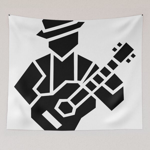 Item preview, Geometric Guitar Player designed and sold by quibrak.