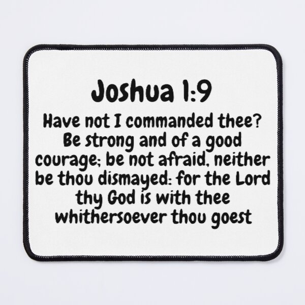 Item preview, Joshua 1:9 designed and sold by AllAroundArtist.