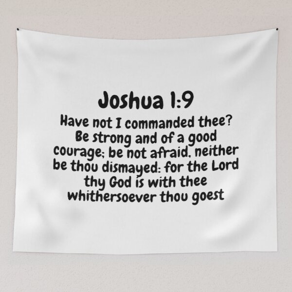 Item preview, Joshua 1:9 designed and sold by AllAroundArtist.