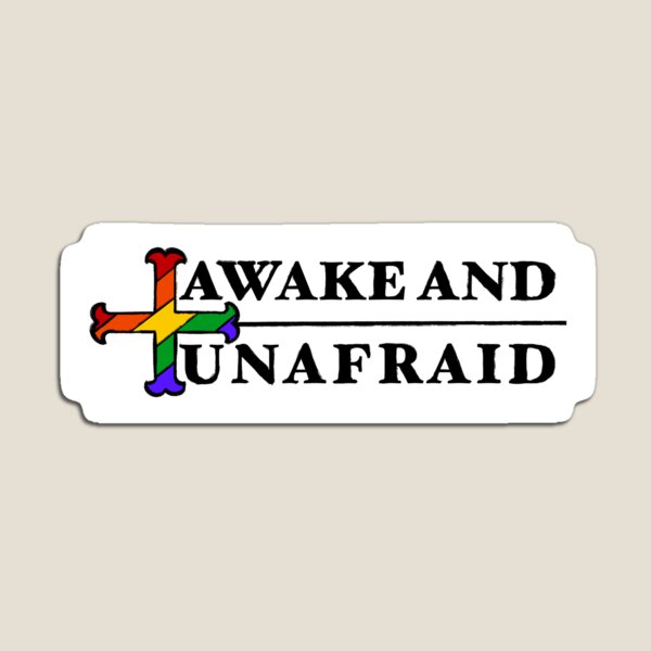 Item preview, Awake and Unafraid - Rainbow Flag designed and sold by pine.arrows.