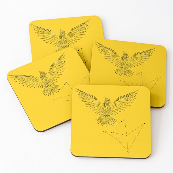 Item preview, Aquila Eagle Constellation Black Minimalist Line Art designed and sold by JAMerArc.