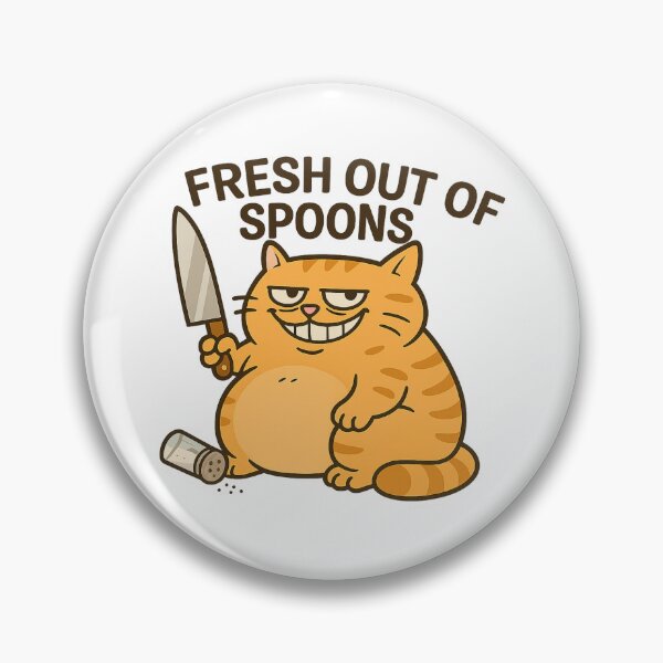 Item preview, Spoonie Garfield designed and sold by Nicolette Love.