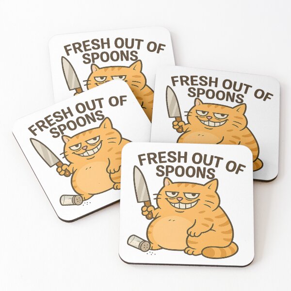 Item preview, Spoonie Garfield designed and sold by Nicolette Love.
