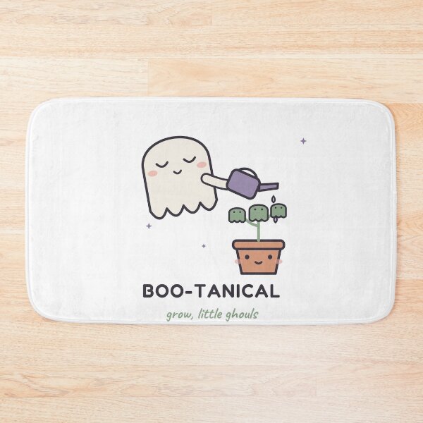 Item preview, Boo-tanical | Cute spooky ghost watering ghost plants | Humour design designed and sold by AmberSkyPhoto.