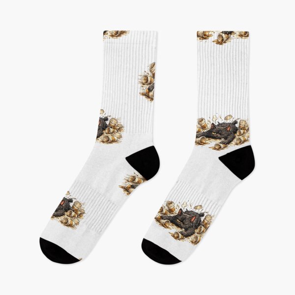 Item preview, Monday Cat: Grumpy Flat Cat Funny Relatable Gift designed and sold by TheAngelHeart.