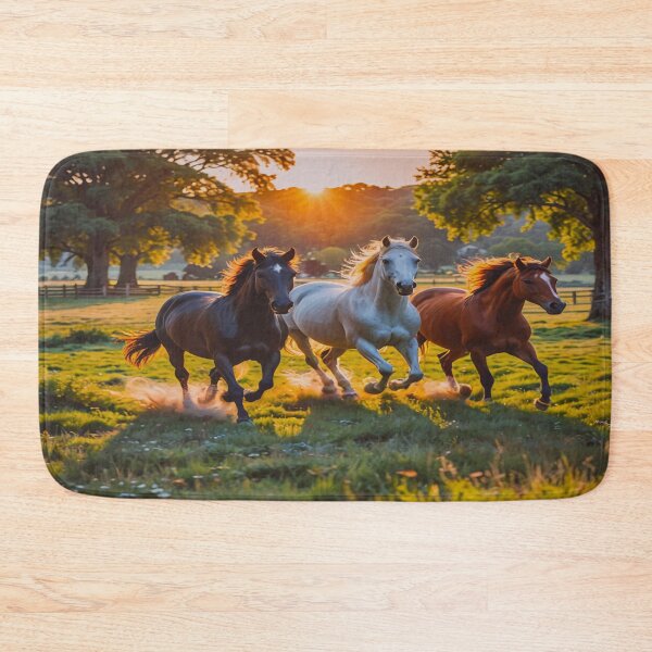 Item preview, Running Horses at Sunset designed and sold by BeautifulVirtues.