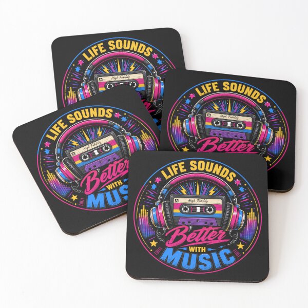 Item preview, Music Feeds The Soul Neon Headphones Poster designed and sold by Sketchlegacy.