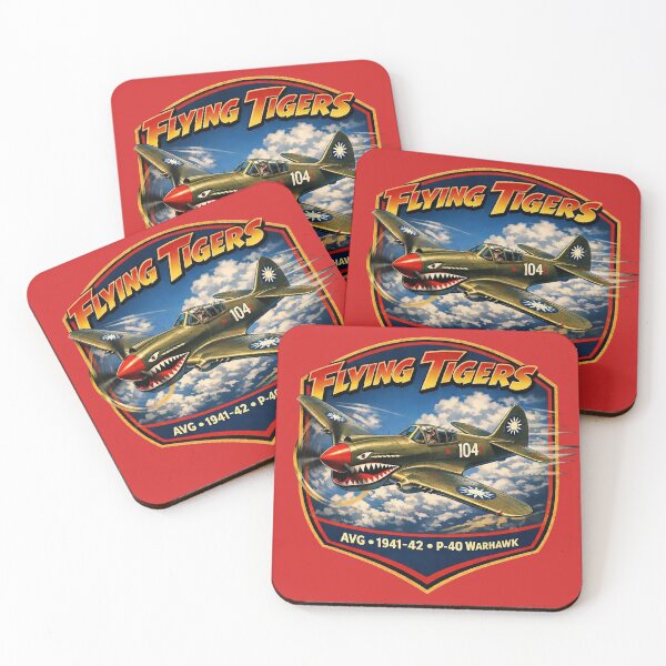 Artikelvorschau, Flying Tigers - P-40 Warhawk entworfen und verkauft von Omaha Jones T-Shirts and More.