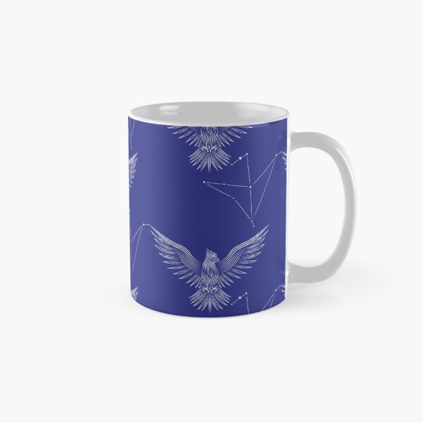 Item preview, Aquila Eagle Constellation White Minimalist Line Art designed and sold by JAMerArc.