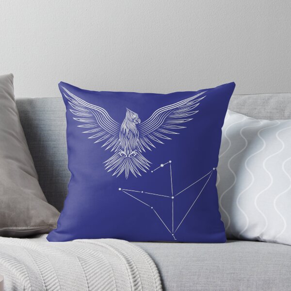 Item preview, Aquila Eagle Constellation White Minimalist Line Art designed and sold by JAMerArc.