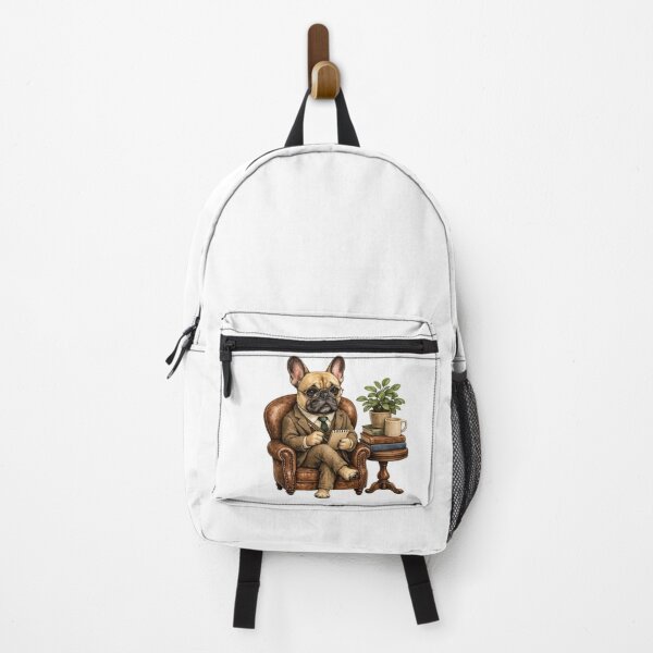Item preview, French Bulldog Therapist: Funny Dog Profession Watercolor Gift designed and sold by TheAngelHeart.