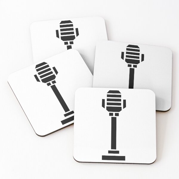 Aperçu de l'œuvre Icône de microphone rétro créée et vendue par quibrak.