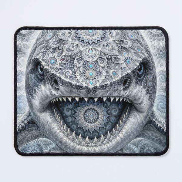 Item preview, Fractal Mandala Shark designed and sold by Newstreams.