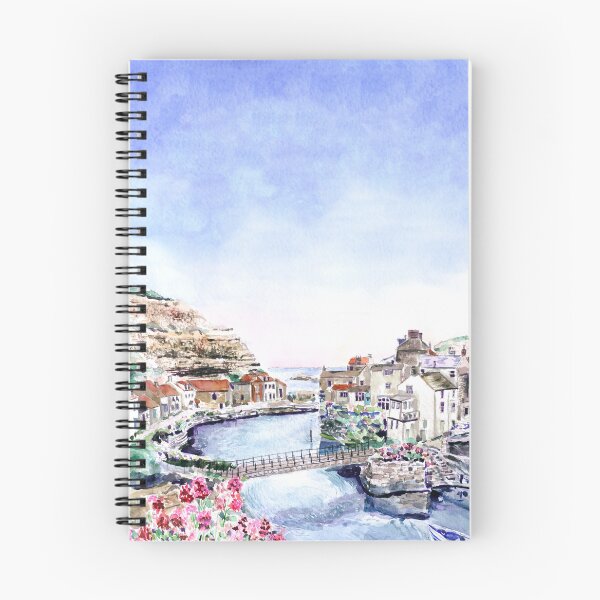 Item preview, Sandsend Staithes Yorkshire watercolour painting  designed and sold by SelenePaintings .