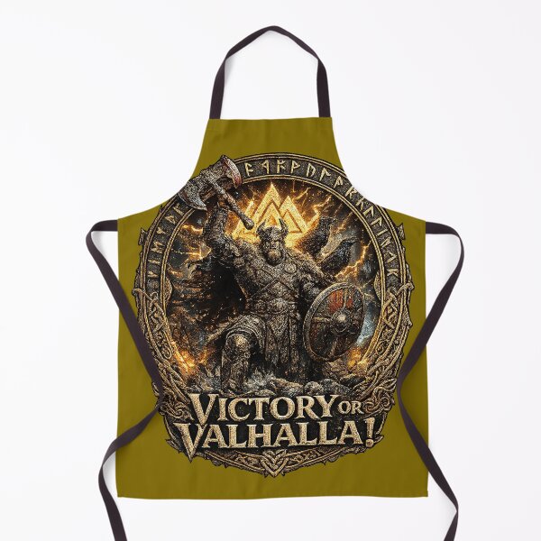 Item preview, VICTORY OR VALHALLA – Viking Warrior Rune Circle | Norse Mythology Design designed and sold by Alchemy Forge.