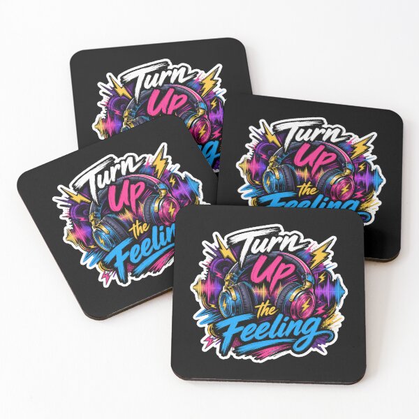 Item preview, Turn Up the Feeling Neon Headphones Music designed and sold by Sketchlegacy.