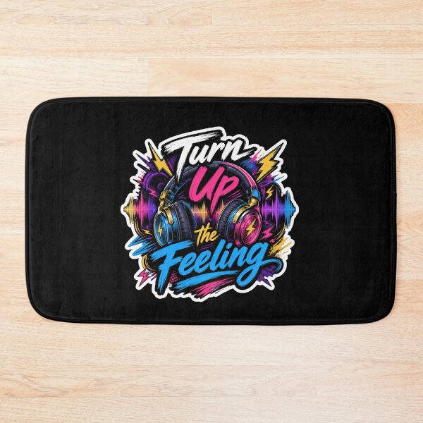Item preview, Turn Up the Feeling Neon Headphones Music designed and sold by Sketchlegacy.