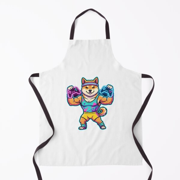 Item preview, Gym Gamer Shiba Inu Retro Dog designed and sold by Sabsll.