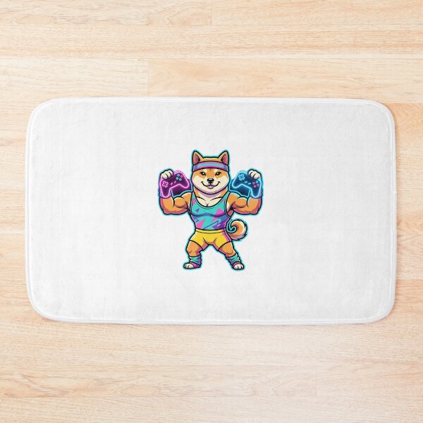 Item preview, Gym Gamer Shiba Inu Retro Dog designed and sold by Sabsll.