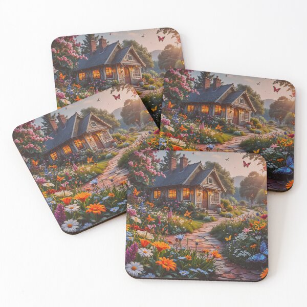 Item preview, Butterfly Cottage Garden Wall Art designed and sold by BeautifulVirtues.
