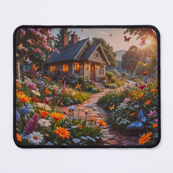 Item preview, Butterfly Cottage Garden Wall Art designed and sold by BeautifulVirtues.