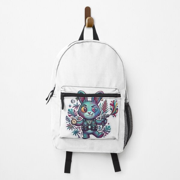 Item preview, Urban rabbit tropical style street art designed and sold by Purpleclomb.