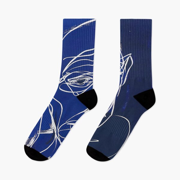 Item preview, C.V. Raman - Blue Abstract Art designed and sold by shadow-bloom.