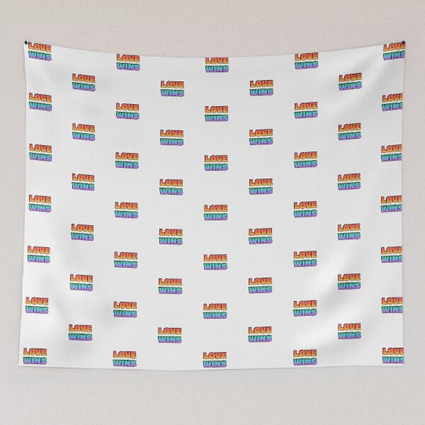 Item preview, LOVE WINS rainbow pride designed and sold by Inspirationmotivation.