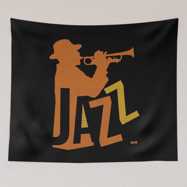 Item preview, Jazz Trumpeter Halftone | Retro Pop Music Graphic Tee | Jazz Lover Trumpet Player Vintage Shirt designed and sold by Decorador de Corazones.