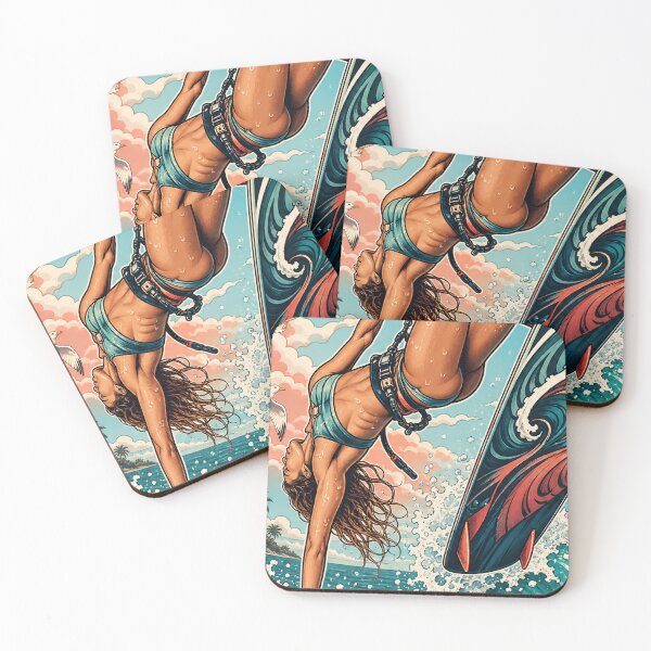 Item preview, Tropical Kite Surfer Ocean Dive designed and sold by castillomiami.