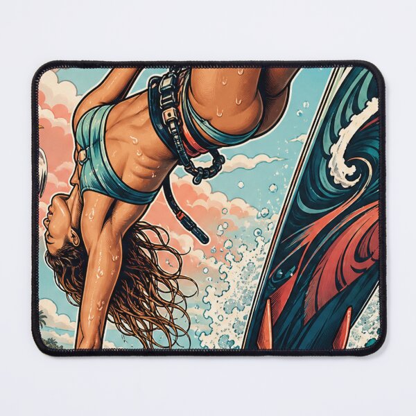 Item preview, Tropical Kite Surfer Ocean Dive designed and sold by castillomiami.