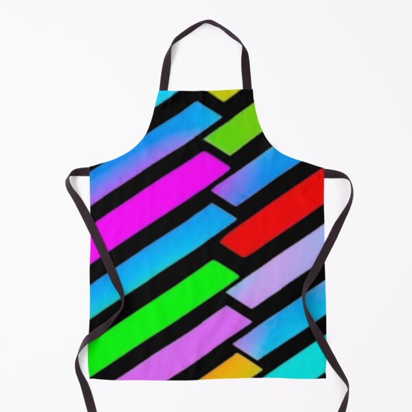 Item preview, Abstract Neon Rainbow Geometric Stripe Pattern designed and sold by Nexus Space.