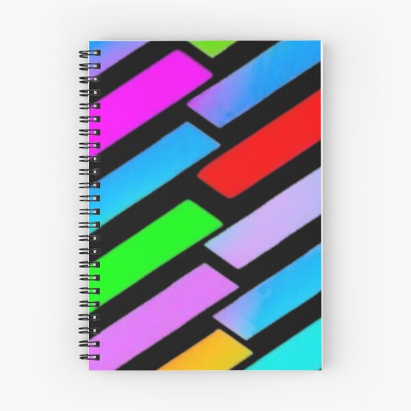 Item preview, Abstract Neon Rainbow Geometric Stripe Pattern designed and sold by Nexus Space.