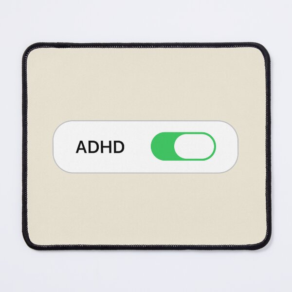 Item preview, ADHD On Toggle Switch – Funny Neurodivergent Sticker designed and sold by Koyaanisqatsian.