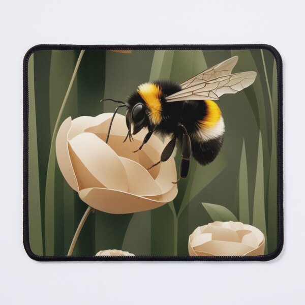 Item preview, Bee on Paper Flower designed and sold by RWCarpenter.